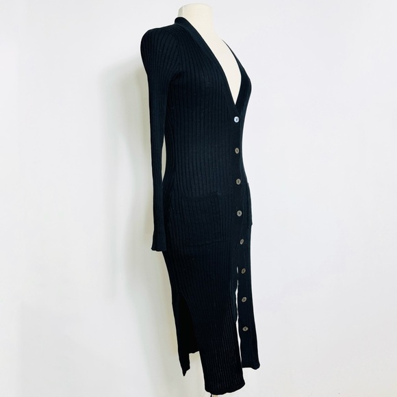 Cotton by Autumn Cashmere 100% cotton Italian yarn long soft cardigan - Picture 5 of 9